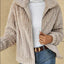 Plush Zip Up Long Sleeve Jacket