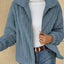 Plush Zip Up Long Sleeve Jacket