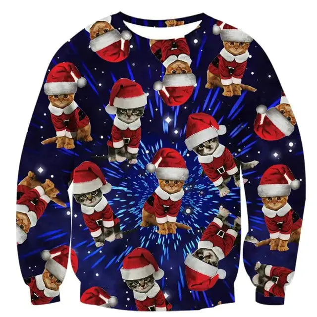 Sweatshirts de Noël pour hommes festifs