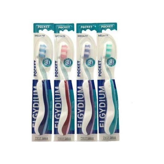 Elgydium Pocket Travel Medium Toothbrush - Assorted Colors