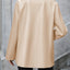 Pocketed Button Up Collared Neck Blazer - Korvel