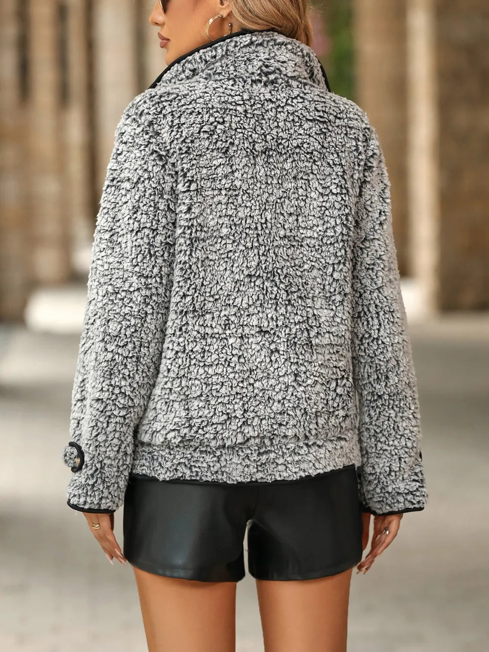 Pocketed Button Up Jacket - Korvel
