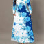 Robe élégante à manches longues florale avec poches