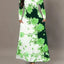 Robe élégante à manches longues florale avec poches