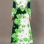 Robe élégante à manches longues florale avec poches