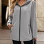 Pocketed Zip Up Hooded Jacket - Korvel