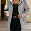 Pocketed Zip Up Hooded Jacket - Korvel
