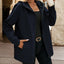 Pocketed Zip Up Hooded Jacket - Korvel