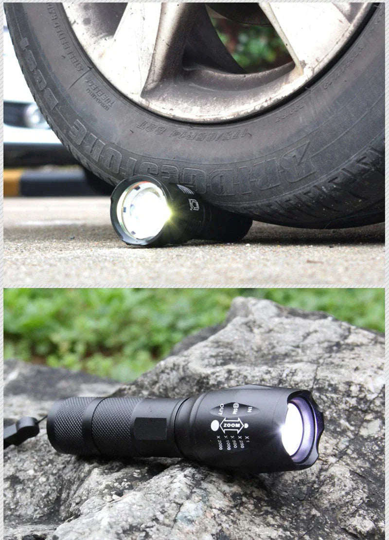 Lampe de poche tactique LED premium 90000LM avec 5 modes