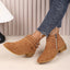 Point Toe Block Heel Boots - Korvel