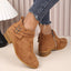 Point Toe Block Heel Boots - Korvel
