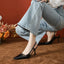 Point Toe Slingback Pumps - Korvel