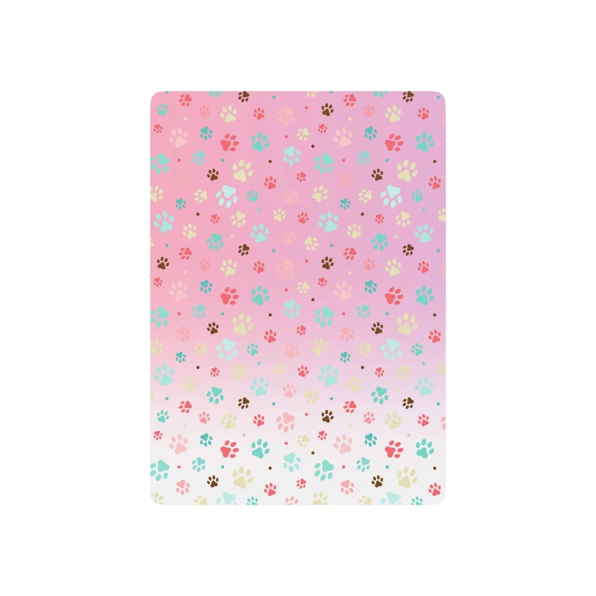 Custom Pet Paw Print Poker Playing Cards for Game Nights - Korvel