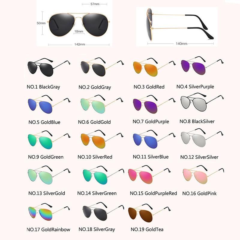 Stylish Polarized Sunglasses for Small Faces - Unisex Aviator Design - Korvel