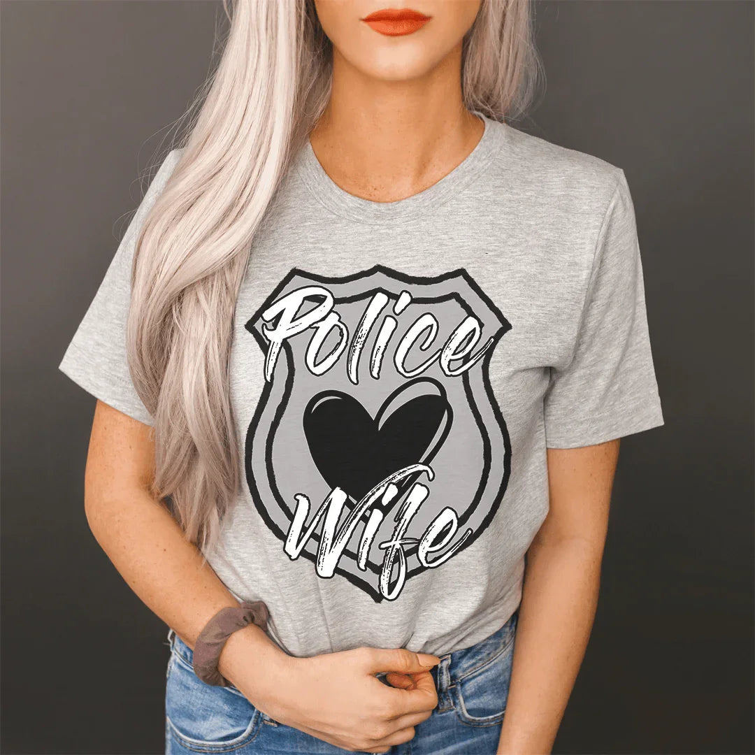 Police Wife Tee - Soft & Stylish