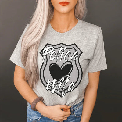 Police Wife Tee - Soft & Stylish