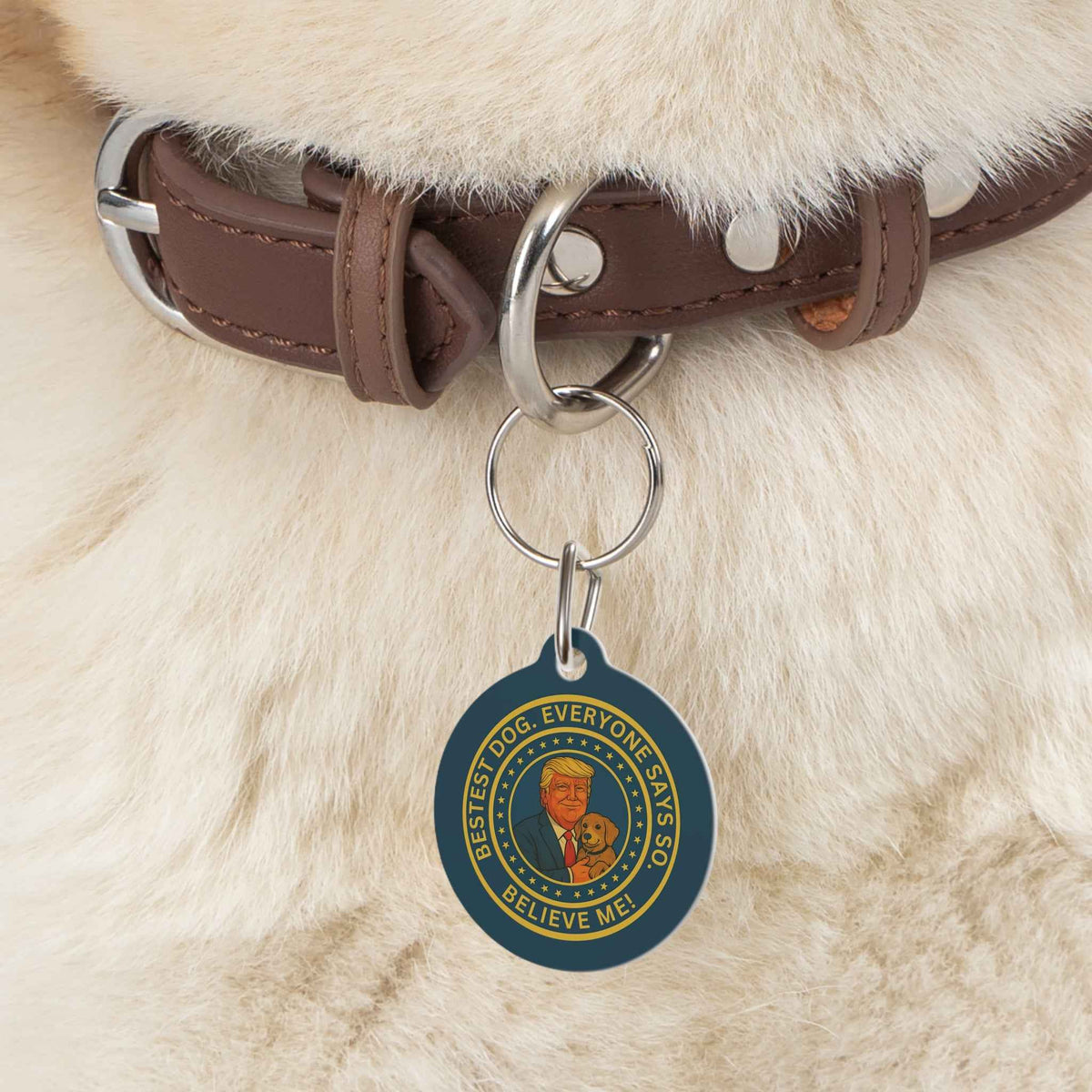 Political Parody Pet Tag - Bestest Dog