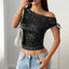 Polka Dot Sleeveless Vest Women's T-Shirt
