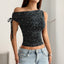 Polka Dot Sleeveless Vest Women's T-Shirt