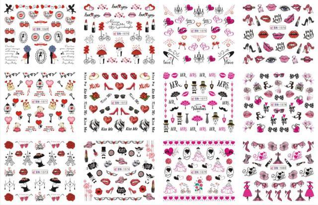 Pop Art Nail Stickers - Creative Comic Designs for Manicures