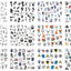 Pop Art Nail Stickers - Creative Comic Designs for Manicures