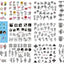 Pop Art Nail Stickers - Creative Comic Designs for Manicures