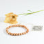 Pulsera de cuentas elástica para adultos de madera de ciprés