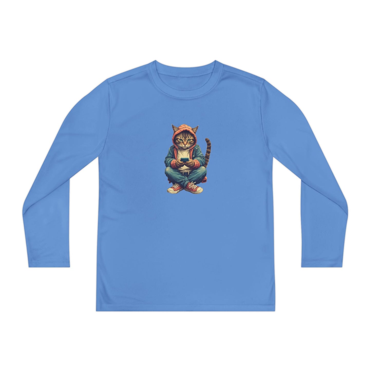 T-shirt à manches longues pour jeunes amoureux des chats