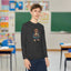 T-shirt à manches longues pour jeunes amoureux des chats