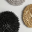 Porcupine Textured Woven Wall Art - Black, White, Natural