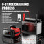 Chargeur de batterie de voiture intelligent portable - 25A/15A pour batteries 12V-24V