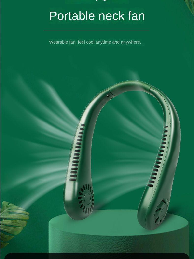 Ventilateur de cou portable sans pales - Solution de refroidissement personnelle portable