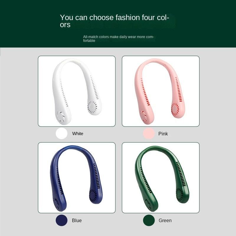 Ventilateur de cou portable sans pales - Solution de refroidissement personnelle portable