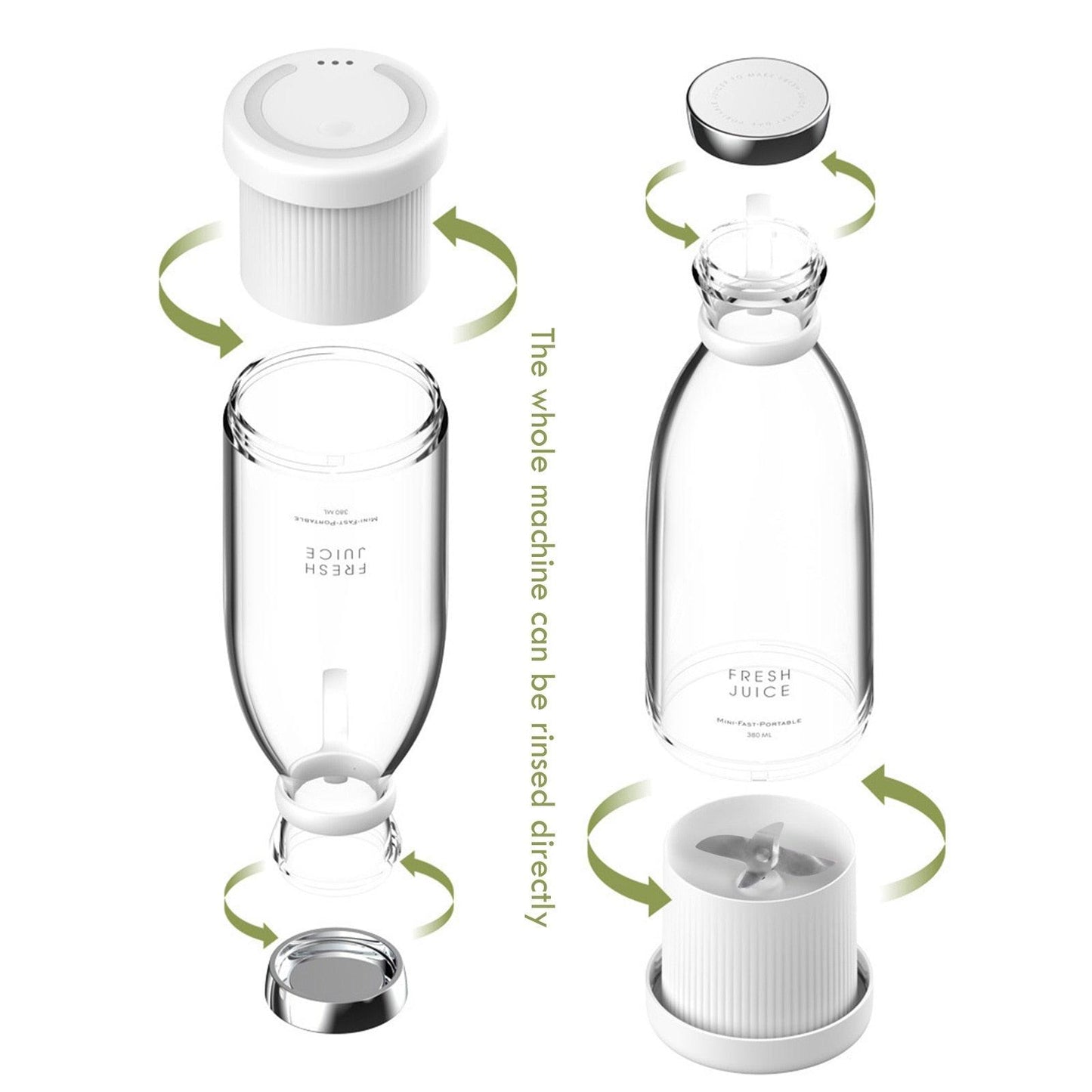 Mixeur sans fil portable pour jus et smoothies
