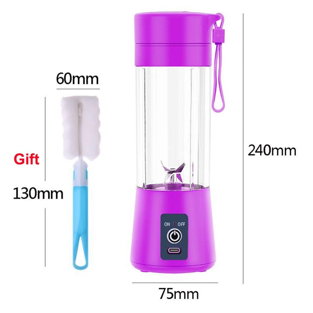 Mixeur Électrique Portable pour Jus Frais et Smoothies
