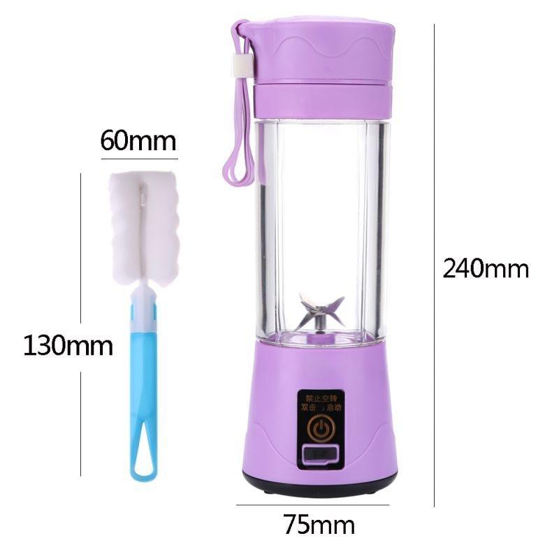 Mixeur Électrique Portable pour Jus Frais et Smoothies