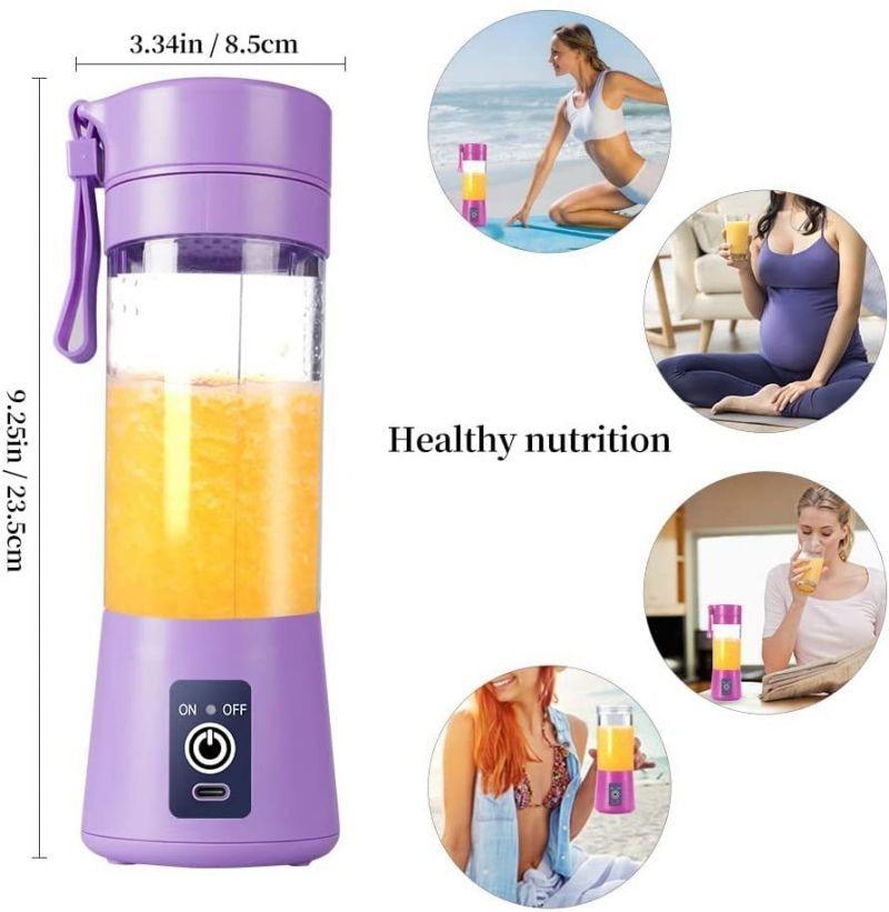 Mixeur Électrique Portable pour Jus Frais et Smoothies