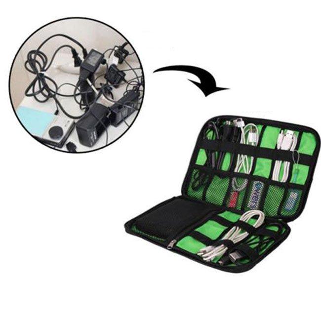 Portable Electronic Accessories Travel Case - Korvel