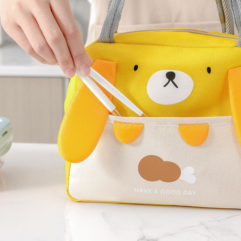 Portable Insulated Thermal Picnic Food Lunch Bag Box Cartoon Tote Food Fresh Cooler Bags Pouch - Korvel
