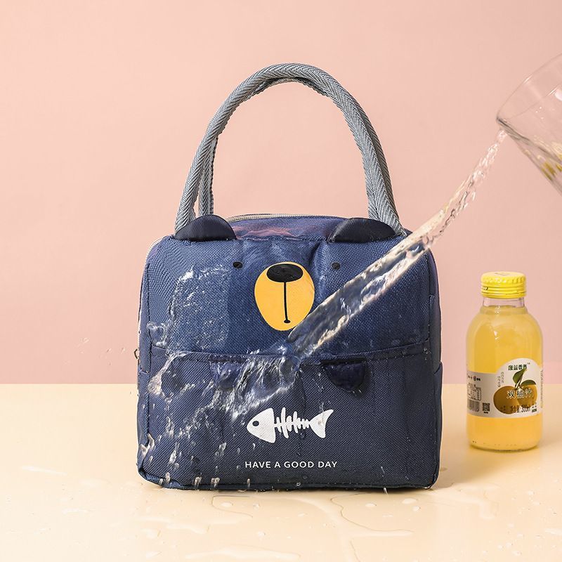 Portable Insulated Thermal Picnic Food Lunch Bag Box Cartoon Tote Food Fresh Cooler Bags Pouch - Korvel