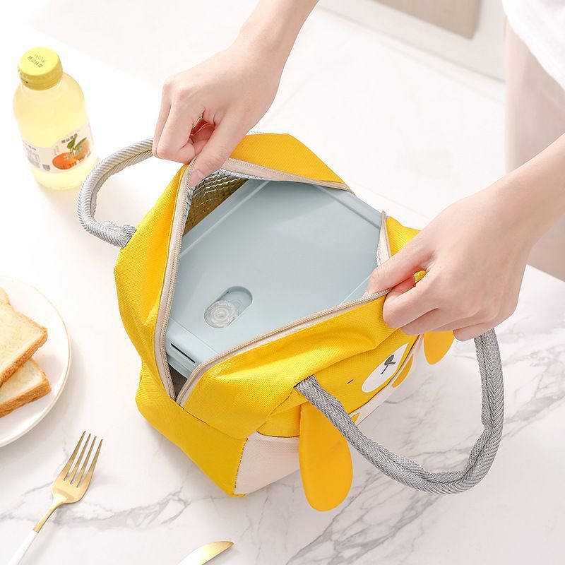 Portable Insulated Thermal Picnic Food Lunch Bag Box Cartoon Tote Food Fresh Cooler Bags Pouch - Korvel
