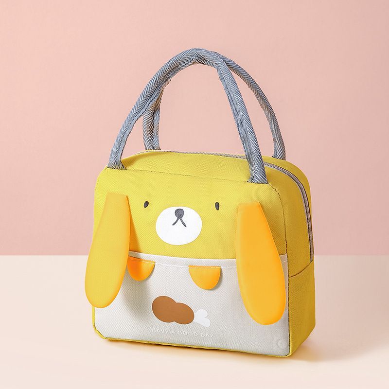 Portable Insulated Thermal Picnic Food Lunch Bag Box Cartoon Tote Food Fresh Cooler Bags Pouch - Korvel