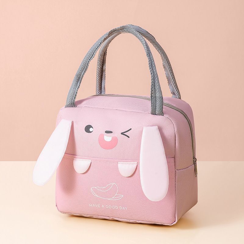Portable Insulated Thermal Picnic Food Lunch Bag Box Cartoon Tote Food Fresh Cooler Bags Pouch - Korvel