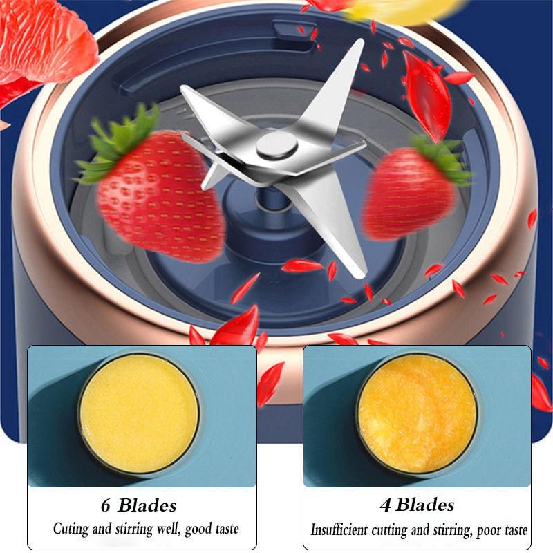 Portable USB Rechargeable Juicer Blender - 300ml