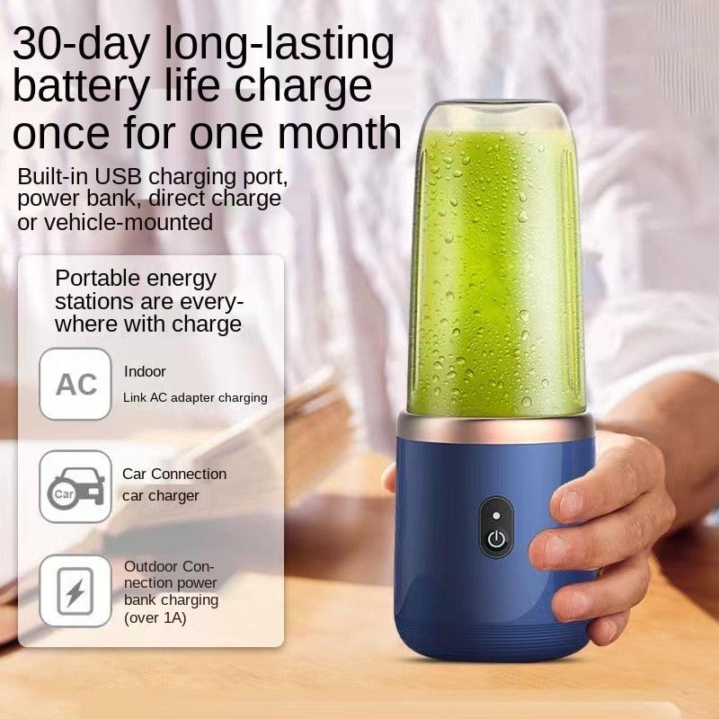 Portable USB Rechargeable Juicer Blender - 300ml