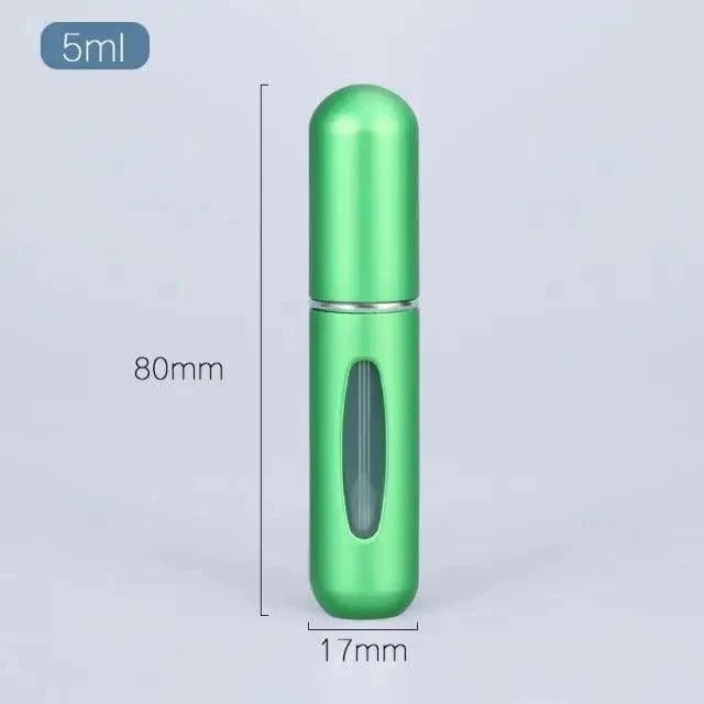Portable Mini Refillable Atomizer Bottle - 5ml Aluminum Container