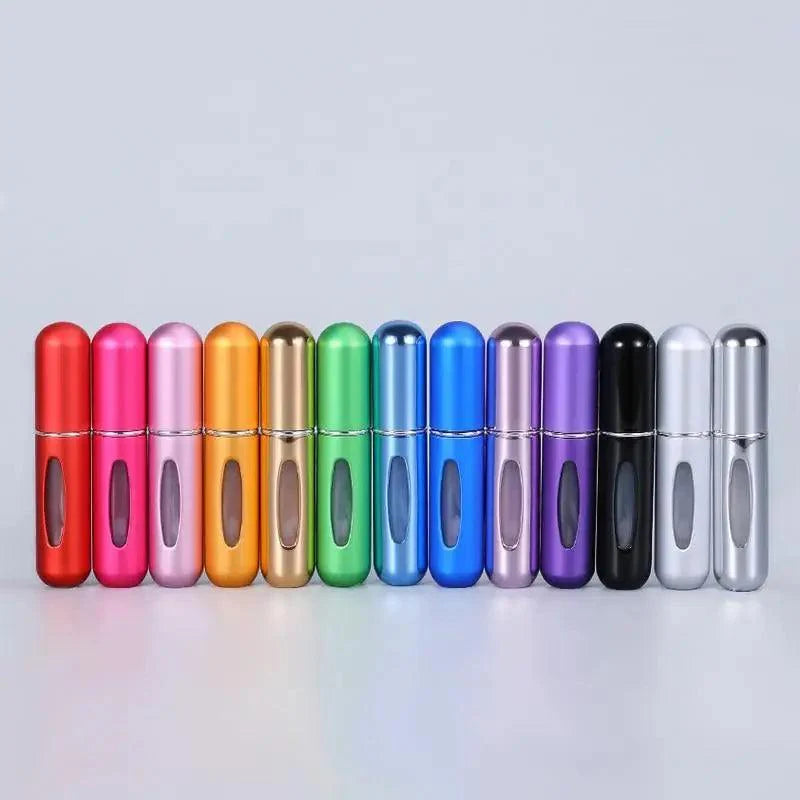 Portable Mini Refillable Atomizer Bottle - 5ml Aluminum Container