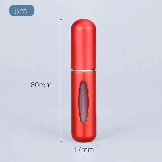 Portable Mini Refillable Atomizer Bottle - 5ml Aluminum Container