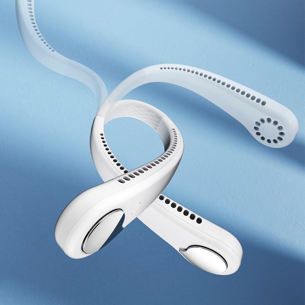 Ventilateur de cou sans pales rechargeable USB portable