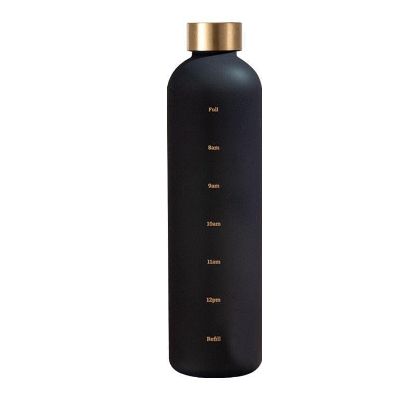 Bouteille d'eau avec marqueur de temps motivant - 1000ml